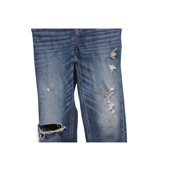 Hollister Denim Overalls Size Small Distressed 100% Cotton Preppy - Picture 4 of 14